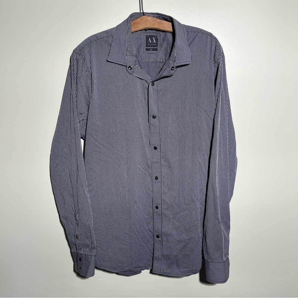 Armani Exchange Slim Ajustée Button Down Dress Shirt